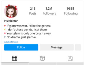 Boss-Babe-Glow-Instagram-Bio-for-Makeup-Artist-Attitude