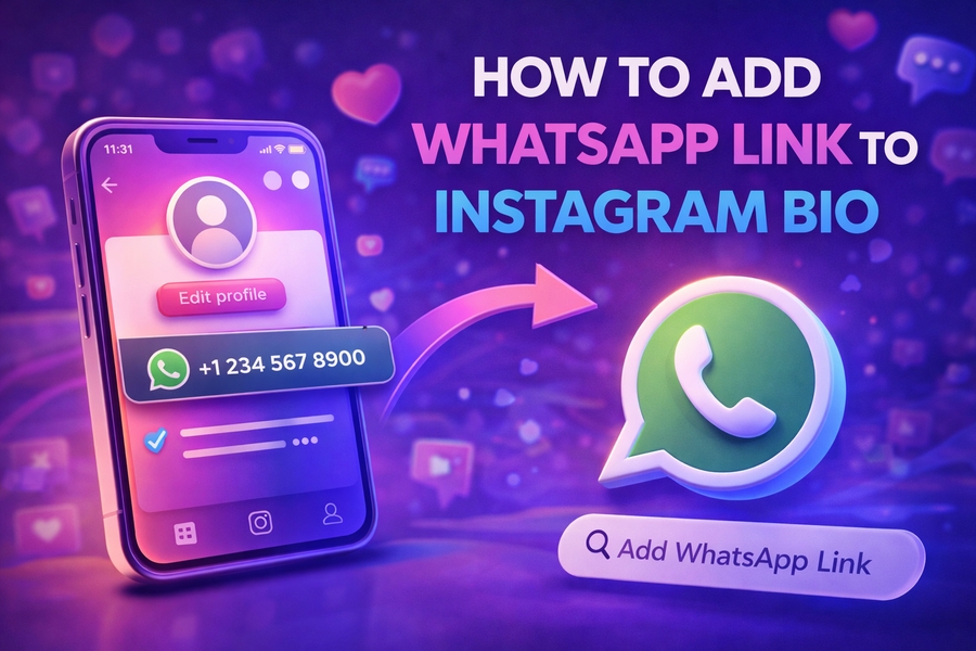 How to Add WhatsApp Link to Instagram Bio how to add whatsapp link to instagram bio
